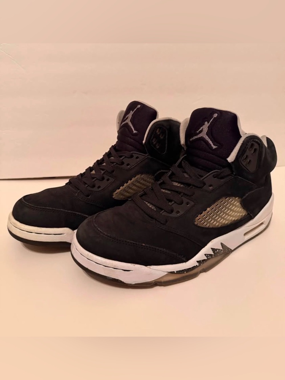 Air Jordan 5 Retro Oreo Black Cool Grey White Men’s Size 8 Sneakers